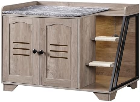 HOOBRO Cat Litter Box Enclosure by HOOBRO
