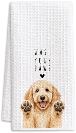 Goldendoodle Kitchen Towel, Hand Towel by Buildinest
