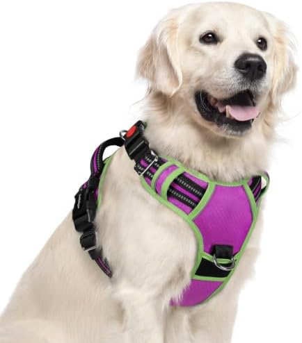 rabbitgoo Dog Harness for Large, No Pull 3 Buckles Easy On & Off by rabbitgoo