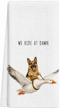German Shepherd Kitchen Towels, Cute Hand Tea Towel by DTLGTG