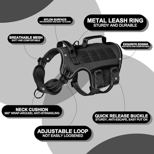 Dog Harness Medium Sized Dog, No Pull Dog Vest - Image 6