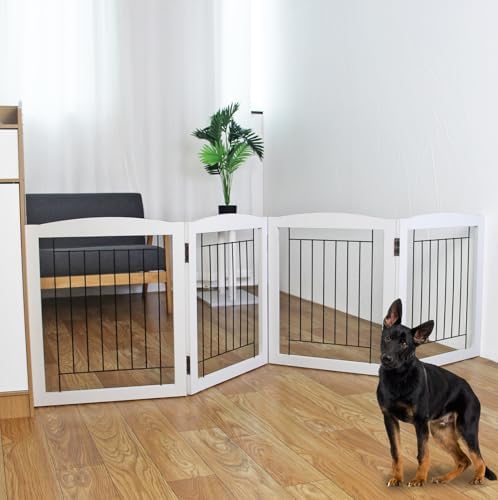 ZJSF Freestanding Foldable Dog Gate by ZJSF