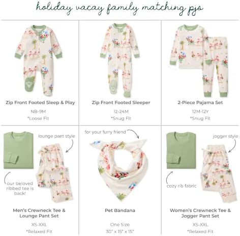 Burt's Bees Baby Matching Family Jammies, Organic Cotton, Holiday Pajamas - Image 6