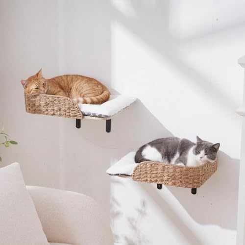 SHENGOCASE 2-Pack Wall Mounted Cat Bed Perch by SHENGOCASE
