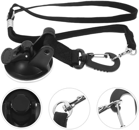 SOIMISS Dog Bathing Tether Nylon Strap Adjustable Bathing Strong Suction Cup - Image 7