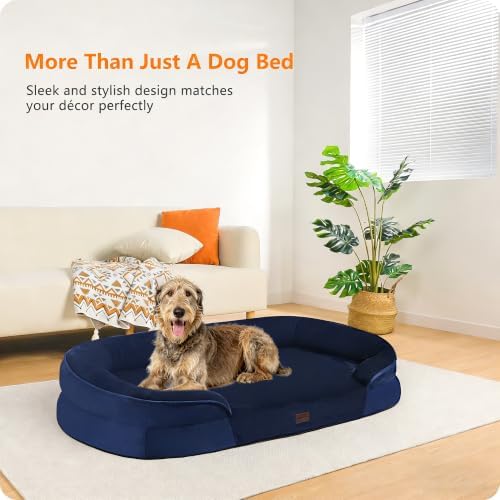 Orthopedic Waterproof XXX-Large Dog Bed Sofa, Gel Memory Foam - Image 2