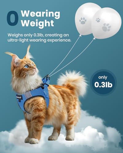 FAYOGOO Cat Harness and Leash Set, Escape-Proof Step-in Vest - Image 4
