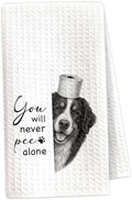 Funny Bernese Mountain Dog Bathroom Hand Towel, Dog Lover Gifts-A06 by OXRUN