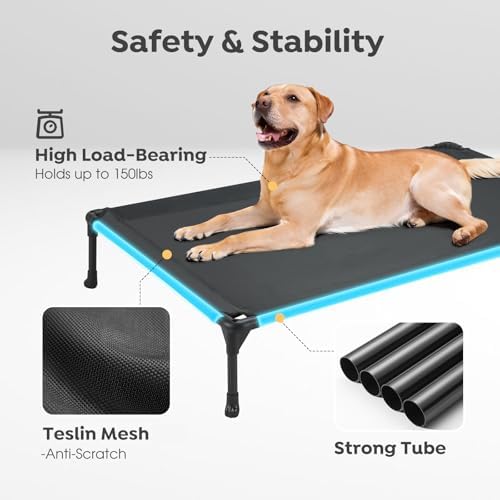Veehoo 2 Pack Outdoor Elevated Dog Bed - Image 6
