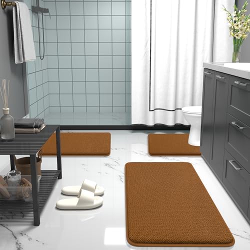 OLANLY Memory Foam Bathroom Runner Rugs 59x24, Absorbent Long Mat - Image 7