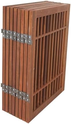 Urnporium Freestanding Wooden Dog Gate Foldable Indoor Pet Gate No Drill - Image 4