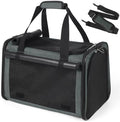 YUDODO 25lbs Cat Carrier Lightproof Soft Sided Pet Carrier by YUDODO