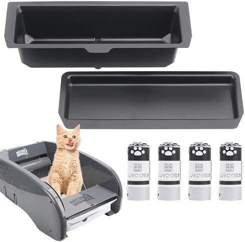 40 Litter Box Liners with a Permanent Waste Receptacle Compatible with Nature's by LUVCOSY