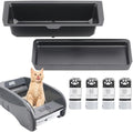 40 Litter Box Liners with a Permanent Waste Receptacle Compatible with Nature's by LUVCOSY