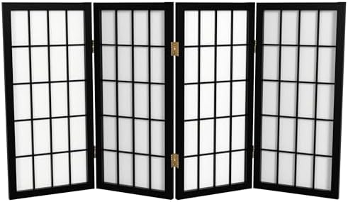 2 ft. Short Desktop Window Pane Shoji Screen by RedLantern