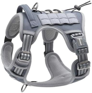 AUROTH Tactical Dog Harness Medium Sized Dog No Pull Adjustable Dog Vest by AurothPets