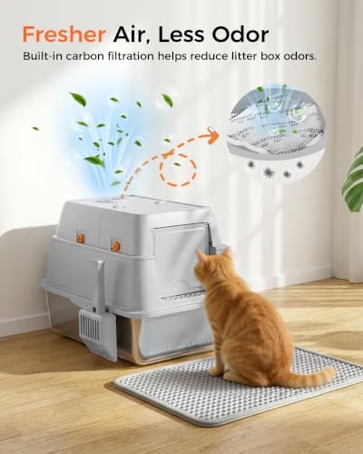 GTPLAYER XXL Stainless Steel Cat Litter Box - Image 4