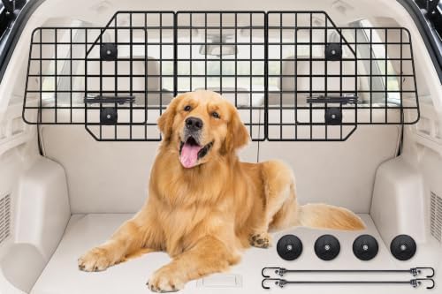 FEED GARDEN Dog Car Barrier for SUV, Heavy Duty Steel Wire Mesh Pet Divider by FEEDGARDEN