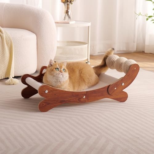 Cat Scratch Pad with Replacement Scratching Felt, Large Cat Scratcher Bed - Image 7