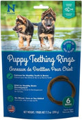 N-Bone Puppy Teething Rings, Salmon Flavor, Natural Puppy Teething Chews & Chew by N-Bone