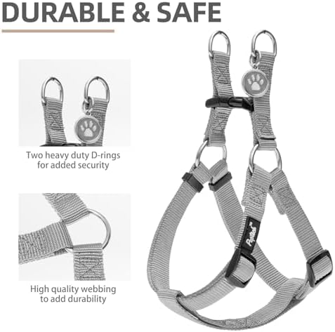 PUPTECK No Pull Dog Harness Medium Sized Step-in Adjustable Puppy Vest - Image 2