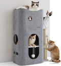 Bedsure 3-Level Cat Tree for Indoor Cats by BEDSURE