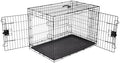 Amazon Basics Portable, Foldable Metal Wire Dog Crate by AmazonBasics