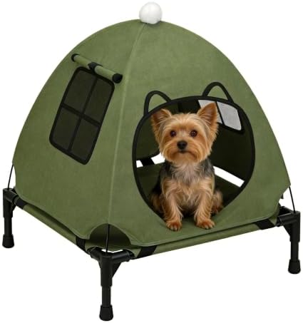 Anti-Anxiety Open Elevated Pet Hammock Bed Tent House - Image 4