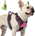 Joytale No Pull Dog Harness for Small Dogs, Front Clip, Hot Pink by Joytale