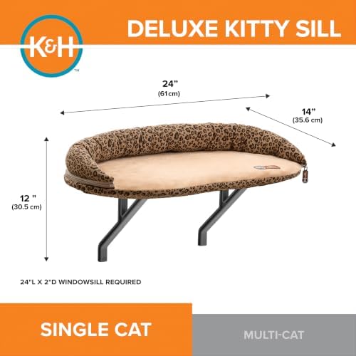 K&H Cat Window Perch, Deluxe Kitty Sill - Image 2