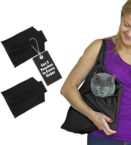 PurrFect Pouch The Original AS SEEN ON TV. Comfy Soothing Cat Carrier by PurrfectPouch