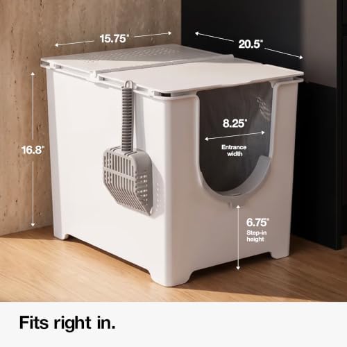 Modkat Flip Covered Litter Box, Front Entry - Image 5