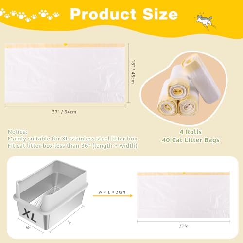 Litter Box Liners 40 Count - Image 2