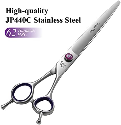 7'' Straight Dog Grooming Scissors - Image 3