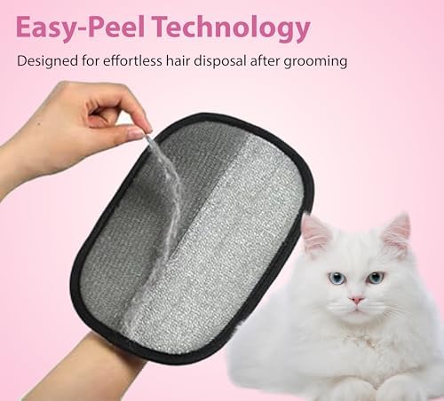Pet Grooming Glove Set for Dogs & Cats – Premium Pet Hair Removal Glove - Image 6