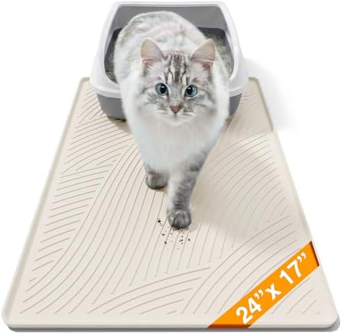 Cat Litter Box Mat by BANLYEO