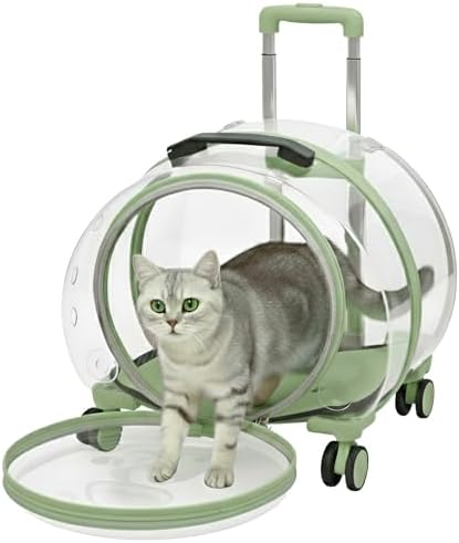 Transparent Hard Shell Cat Carrier by Unknown