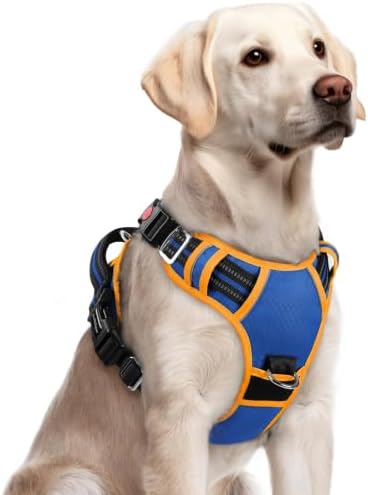 rabbitgoo Dog Harness for Large, No Pull 3 Buckles Easy On & Off by rabbitgoo