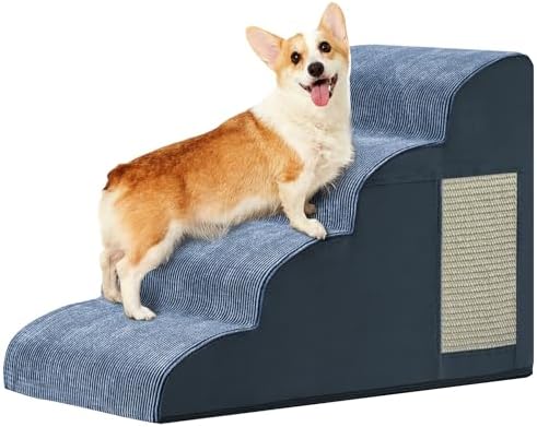Ahpmeoa Dog Stairs for Small Dogs 19.7" H, Dog Ramp for Bed by Ahpmeoa