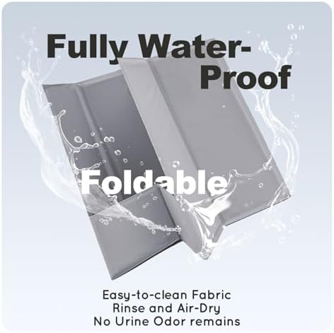HQ4US 4LEGS Dog Litter Box Indoor High Walls, Puppy Pee Pad Holder Foldable - Image 5