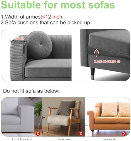 Cat Scratch Couch Protector, 23.6" L*19.7" W Scratching Furniture Protector Pad - Image 4