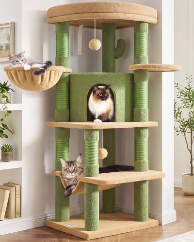 Globlazer Cactus Corner Cat Tree Tower by Globlazer