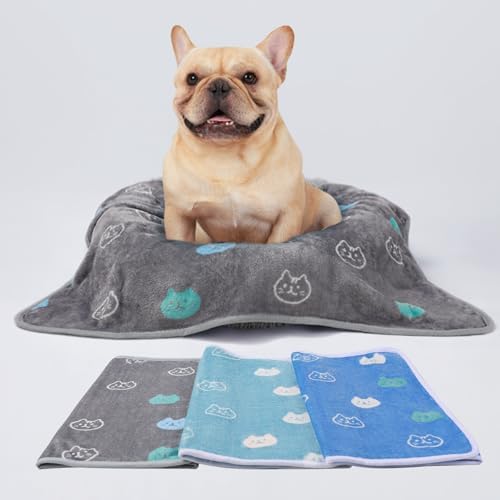 Luciphia 3 Pack Cute Cat Blankets Cozy Small Throw - Image 4