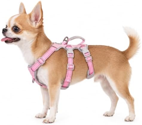 Huntboo Escape Proof Dog Harness, Escape Artist Harness, Fully Reflective Vest by Huntboo