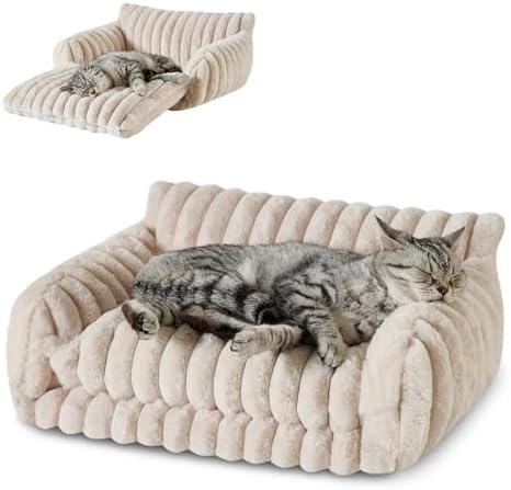 Hollypet Cat Bed Small Dog Orthopedic Couch Beds by Hollypet