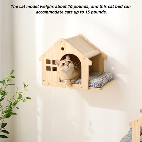 SHENGOCASE 2-Pack Cat Wall House - Image 4