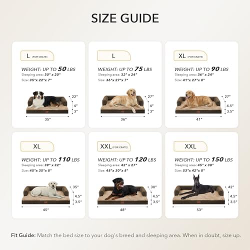 Orthopedic Washable Dog Bed for Extra Large Dogs - Image 5