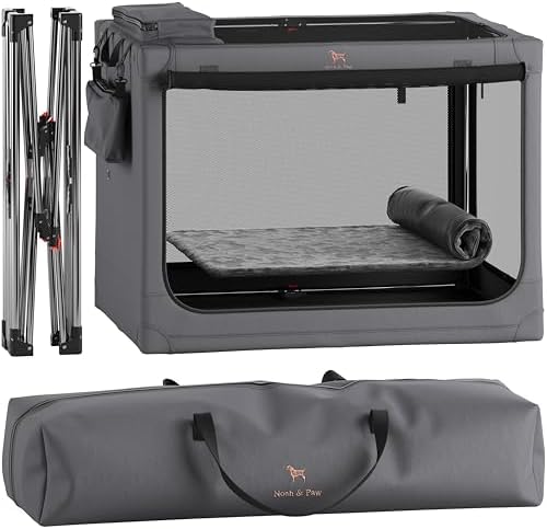 Noah & Paw XXL Collapsible Dog Crate, Soft Sided Dog Crate 900D Oxford by NoahPaw
