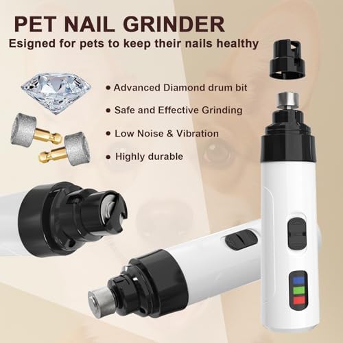 Upgraded Quiet Electric Dog Nail Grinder - Image 3