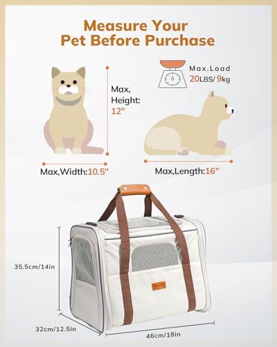 Morpilot Pet Carrier for Large Cats, Puppies & Small Dogs Up to 25lbs - Image 5